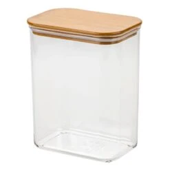 Food Storage Container With Bamboo Lid, 91.3oz