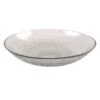 Found & Fable Glass Serving Bowl, Grey -Cheap Cookware Store found fable glass serving bowl grey
