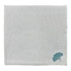 Found & Fable Set Of 4 Leaf Print Cloth Napkins