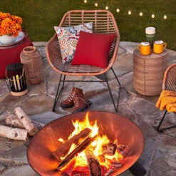 Galvanized Metal & Copper Tray With Handles, 16" -Cheap Cookware Store galvanized metal copper tray with handles 16 3