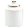 Geneva White Canister, Small -Cheap Cookware Store geneva white canister small