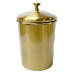 Grace Mitchell Fairmount Gold Canister, Small