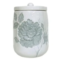 Grace Mitchell Jade Garden Embossed Canister, Medium