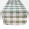 Green Buffalo Plaid Ribbed Table Runner, 72" 1 Green Buffalo Plaid Ribbed Table Runner, 72" -Cheap Cookware Store green buffalo plaid ribbed table runner 72