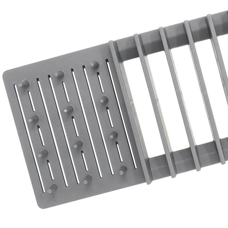 Grey Dish Drying Mat With Rack 4 Grey Dish Drying Mat With Rack - Image 2