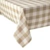 Heather & Ivory Buffalo Check Tablecloth, 60x104 -Cheap Cookware Store heather ivory buffalo check tablecloth 60x104 1