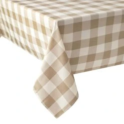 Heather & Ivory Buffalo Check Tablecloth, 60x104
