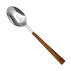 Honeybloom 20-Piece Woodburn Wood Handle Flatware Set -Cheap Cookware Store honeybloom 20 piece woodburn wood handle flatware set 4