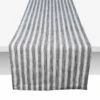 Honeybloom Ash Striped Table Runner, 72" 1 Honeybloom Ash Striped Table Runner, 72" -Cheap Cookware Store honeybloom ash striped table runner 72