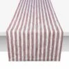 Honeybloom Red Pear Striped Table Runner, 72"
