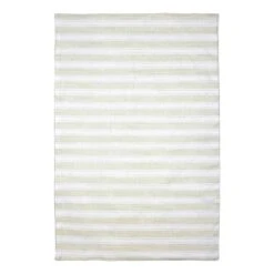 Honeybloom Set Of 4 Almond Striped Placemats