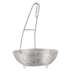 Iron Wire Weave Round Banana Holder Basket