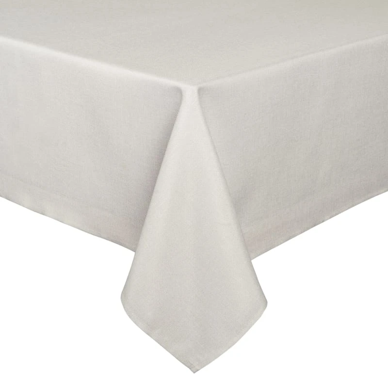 Ivory Tweed Tablecloth, 60x104 3 Ivory Tweed Tablecloth, 60x104