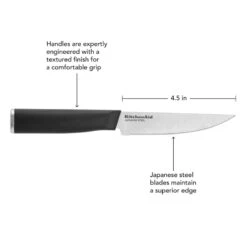 Kichenaid 4-Piece Classic Steak Knife Set -Cheap Cookware Store kichenaid 4 piece classic steak knife set 3