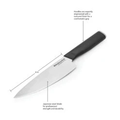 Kitchenaid Classic Black Chef Knife, 6" -Cheap Cookware Store kitchenaid classic black chef knife 6 3