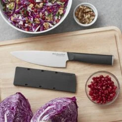 Kitchenaid Classic Black Chef Knife, 6" -Cheap Cookware Store kitchenaid classic black chef knife 6 4