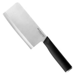Kitchenaid Classic Black Handle Cleaver Knife, 6" -Cheap Cookware Store kitchenaid classic black handle cleaver knife 6 1