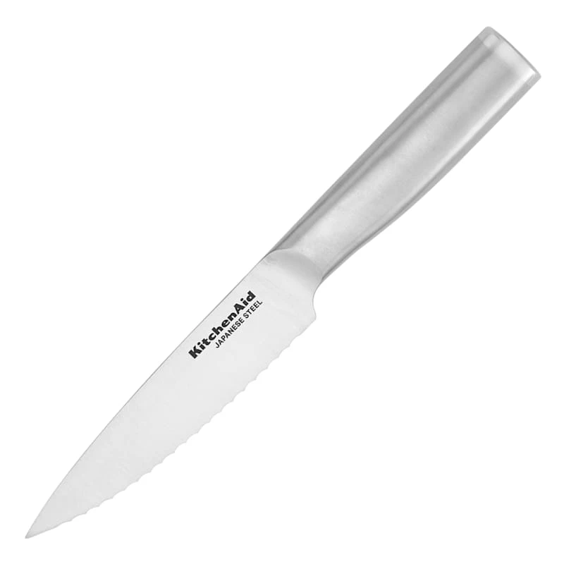 Kitchenaid Gourmet Stainless Steel Serrated Utility Knife, 5" 4 Kitchenaid Gourmet Stainless Steel Serrated Utility Knife, 5" - Image 2