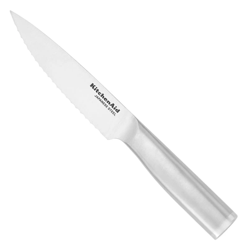 Kitchenaid Gourmet Stainless Steel Serrated Utility Knife, 5" 5 Kitchenaid Gourmet Stainless Steel Serrated Utility Knife, 5" - Image 3