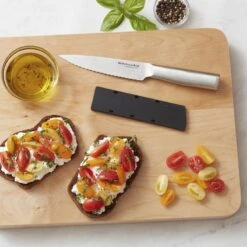 Kitchenaid Gourmet Stainless Steel Serrated Utility Knife, 5" 11 Kitchenaid Gourmet Stainless Steel Serrated Utility Knife, 5" -Cheap Cookware Store kitchenaid gourmet stainless steel serrated utility knife 5 4