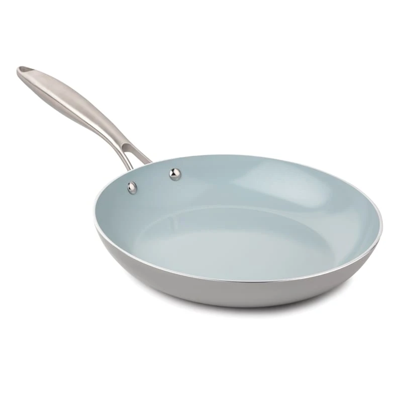 Laila Ali 10-Piece Non-Stick Ceramic Cookware Set, Blue 5 Laila Ali 10-Piece Non-Stick Ceramic Cookware Set, Blue - Image 3