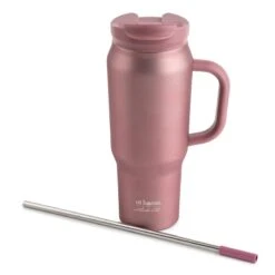 Laila Ali Matte Metallic Pink Basin Bottle, 30oz 7 Laila Ali Matte Metallic Pink Basin Bottle, 30oz -Cheap Cookware Store laila ali matte metallic pink basin bottle 30oz 2