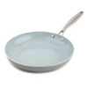 Laila Ali Non-Stick Dusty Blue Ceramic Fry Pan, 12" -Cheap Cookware Store laila ali non stick dusty blue ceramic fry pan 12
