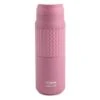 Laila Ali Pink Mocha Tumbler With Silicone Sleeve, 24oz