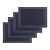Laila Ali Set Of 4 Modern Living Imara Placemats, Navy