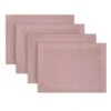 Laila Ali Set Of 4 Modern Living Imara Placemats, Pink -Cheap Cookware Store laila ali set of 4 modern living imara placemats pink