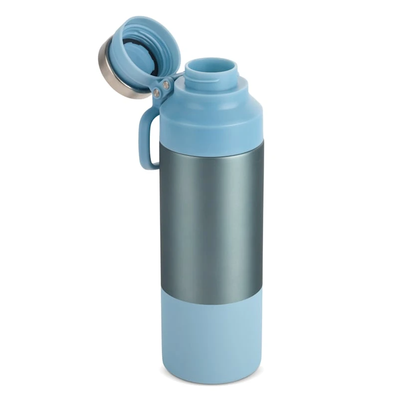 Laila Ali Spring Blue Two-Tone Blue Water Bottle, 17oz 4 Laila Ali Spring Blue Two-Tone Blue Water Bottle, 17oz - Image 2