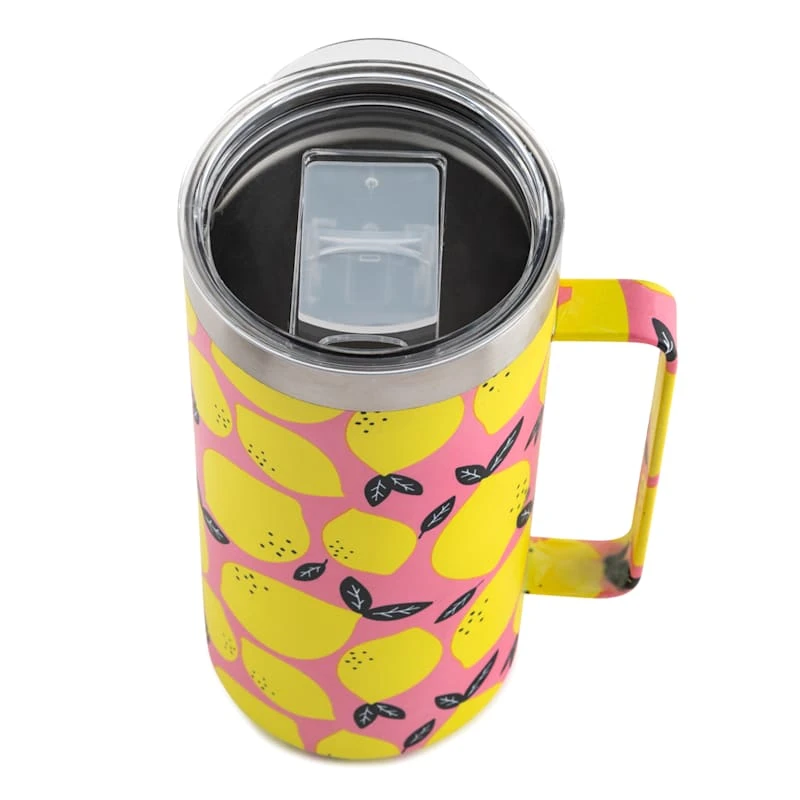 Lemon Print Roast Mug, 25oz 4 Lemon Print Roast Mug, 25oz - Image 2