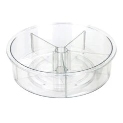 Linus Clear Divided Turntable