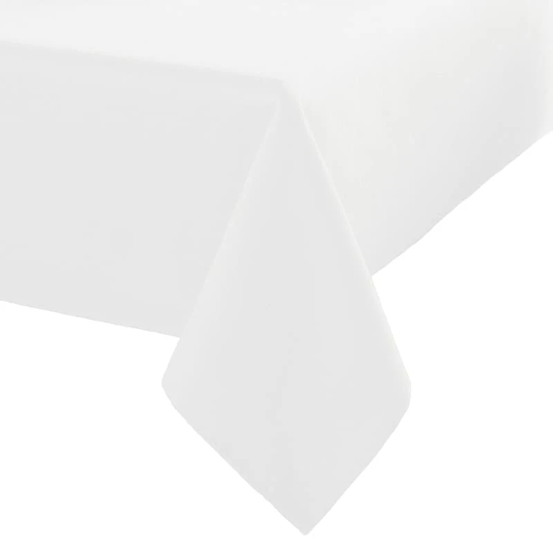 Madison White Tablecloth, 60x104 3 Madison White Tablecloth, 60x104
