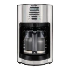 Mr. Coffee 12-Cup Coffee Maker With Rapid Brew System, Stainless Steel