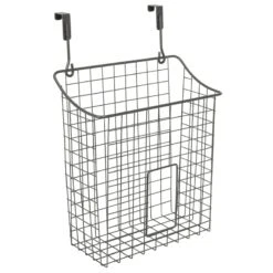 Over The Cabinet Grid Trash Bin