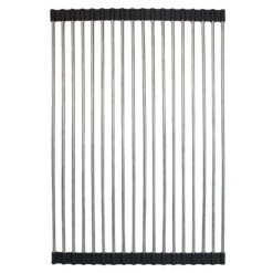 Over The Sink Roll Up Drying Rack, Black