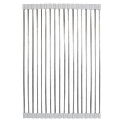 Over The Sink Roll Up Drying Rack, Grey