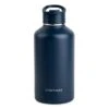 Powder-Coated Navy Blue Timber Bottle, 64oz
