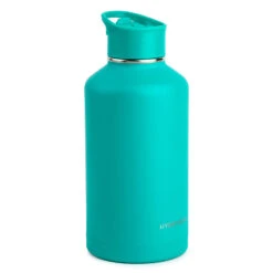 Powder-Coated Teal Timber Bottle, 64oz -Cheap Cookware Store powder coated teal timber bottle 64oz 1