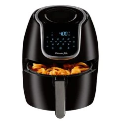 Power XL 5qt Vortex Air Fryer, Black -Cheap Cookware Store power xl 5qt vortex air fryer black 2