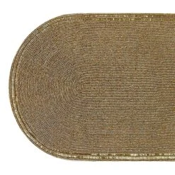 Providence Gold Beaded Table Runner, 36" -Cheap Cookware Store providence gold beaded table runner 36 1