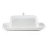 Providence White Scalloped Butter Dish