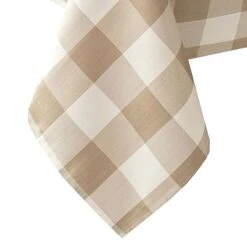 Round Heather & Ivory Buffalo Check Tablecloth, 70" 5 Round Heather & Ivory Buffalo Check Tablecloth, 70" -Cheap Cookware Store round heather ivory buffalo check tablecloth 70 1