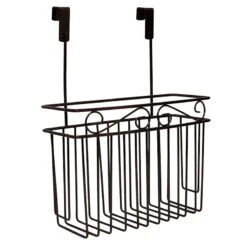 Scroll Design Over The Cabinet Storage Basket, Large