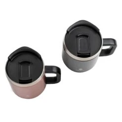 Set Of 2 Boulder Travel Mugs, Rose Gold & Gunmetal -Cheap Cookware Store set of 2 boulder travel mugs rose gold gunmetal 3