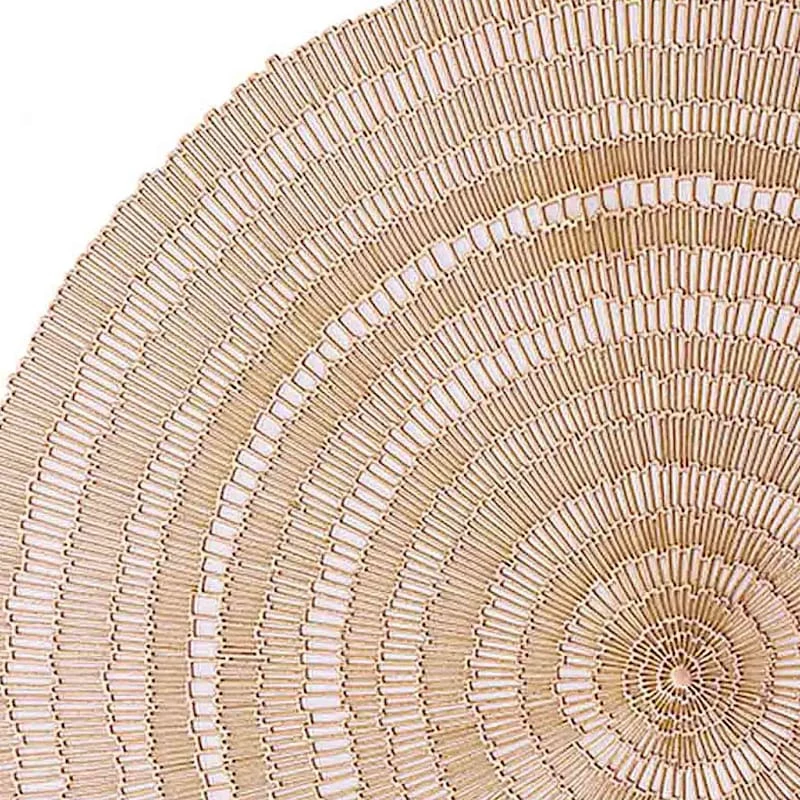 Set Of 4 Audley Round Placemats, Rose Gold 5 Set Of 4 Audley Round Placemats, Rose Gold - Image 3