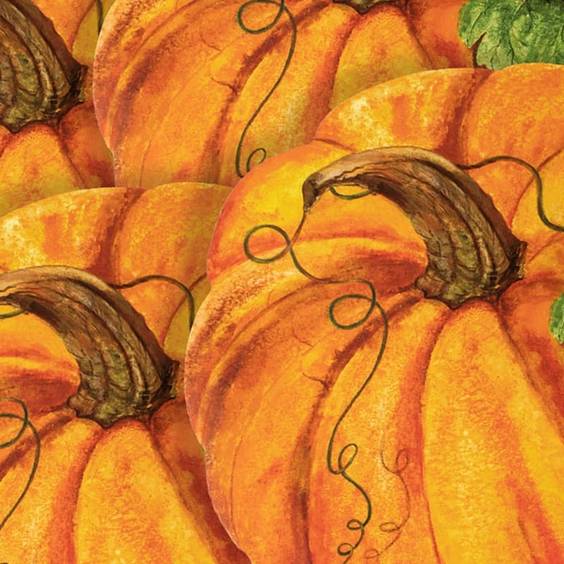 Set Of 4 Pumpkin Cork Placemats, 14" 4 Set Of 4 Pumpkin Cork Placemats, 14" - Image 2