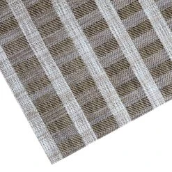 Set Of 6 Keshi Woven Golden Vinyl Placemats, 13x18 -Cheap Cookware Store set of 6 keshi woven golden vinyl placemats 13x18 3