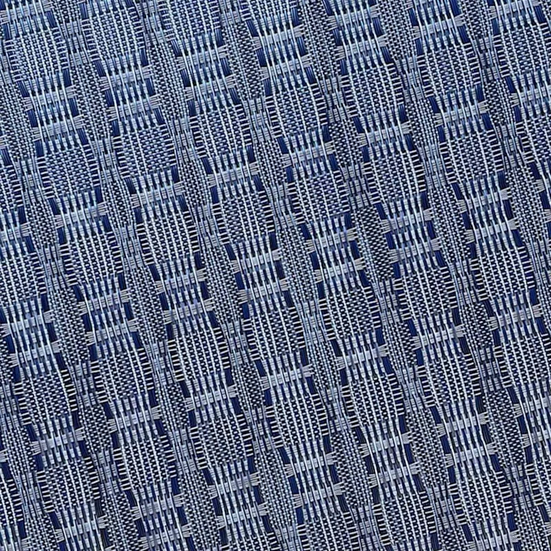 Set Of 6 Marquis Blue Woven Vinyl Placemats, 13x18 5 Set Of 6 Marquis Blue Woven Vinyl Placemats, 13x18 - Image 3